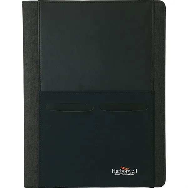 0.75" x 12.38" x 9.38" 30-page replaceable writing pad in leatherette... from ASI 67866 Logomark/Valumark