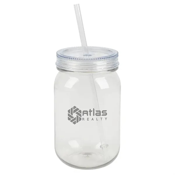Bootlegger II 27 oz. RPET Mason Jar Tumbler... from ASI 67866 Logomark/Valumark