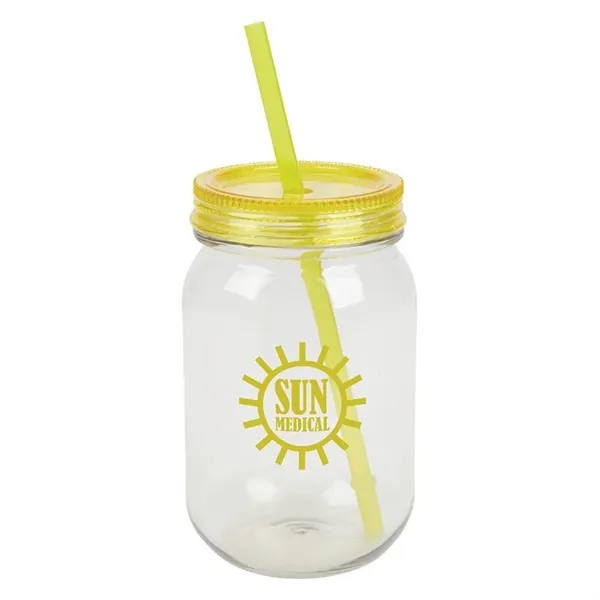 Bootlegger II 27 oz. RPET Mason Jar Tumbler... from ASI 67866 Logomark/Valumark
