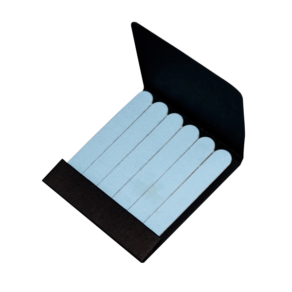 2.5" x 5.125" matchbook-styled nail file set with six assorted surfaced... from ASI 90807 Tekweld
