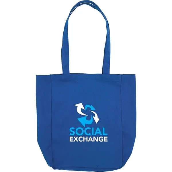 4.75" x 14" x 10.25" colored canvas tote bag; available in... from ASI 67866 Logomark/Valumark / Valumark™