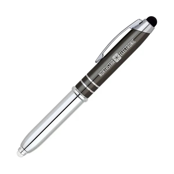 0.5" x 5" x 0.62" aluminum ballpoint pen, device stylus and... from ASI 67866 Logomark/Valumark / Valumark™