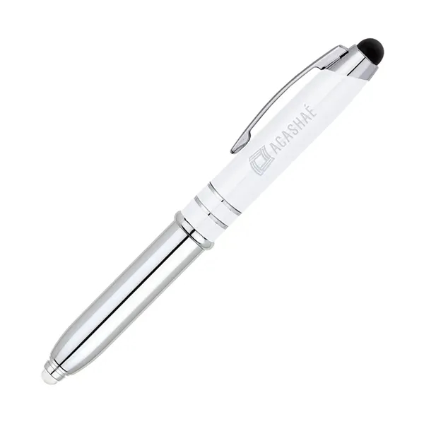 0.5" x 5" x 0.62" aluminum ballpoint pen, device stylus and... from ASI 67866 Logomark/Valumark / Valumark™