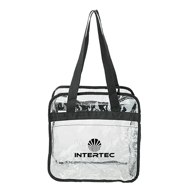 6" x 12" x 12" Athina reusable clear stadium tote with... from ASI 67866 Logomark/Valumark / Valumark™