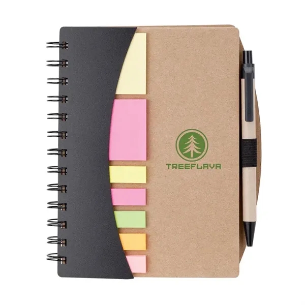 Broome Mini Journal with Pen, Flags & Sticky Notes... from ASI 67866 Logomark/Valumark / Valumark™