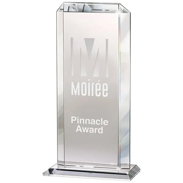 0.62" x 11" x 5" Apresenta crystal tower award with base.... from ASI 67866 Logomark/Valumark