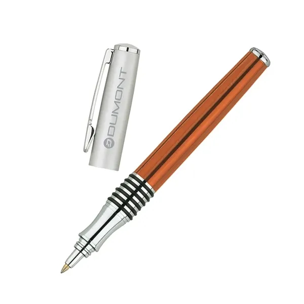 Rollerball pen with pull-off cap, solid brass cap and barrel and... from ASI 67866 Logomark/Valumark