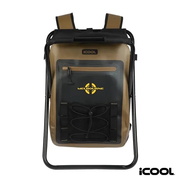 iCOOL® Teton Waterproof 20L Laptop Backpack Chair... from ASI 67866 Logomark/Valumark
