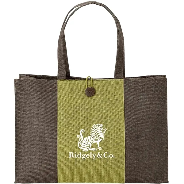 5" x 11.75" x 16.75" natural jute tote; includes 5" gusset,... from ASI 67866 Logomark/Valumark