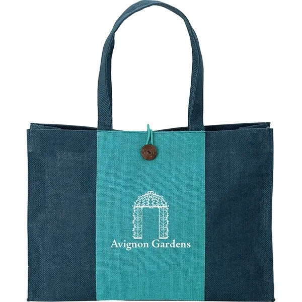 5" x 11.75" x 16.75" natural jute tote; includes 5" gusset,... from ASI 67866 Logomark/Valumark