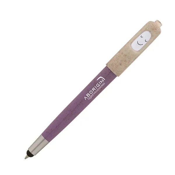 Charlie Plunge-Action Ballpoint / Stylus / Mood Pen... from ASI 67866 Logomark/Valumark