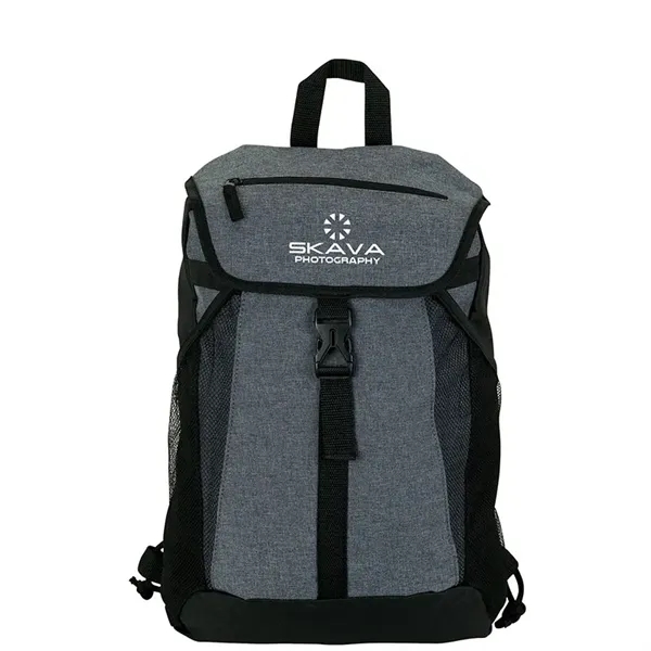 4.75" x 18" x 13" Cypress drawstring backpack; includes front pocket... from ASI 67866 Logomark/Valumark