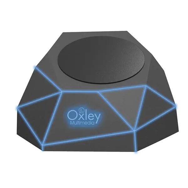 2.31" x 2.56" x 2.56" Xoopar geo dock charger with light-up... from ASI 67866 Logomark/Valumark