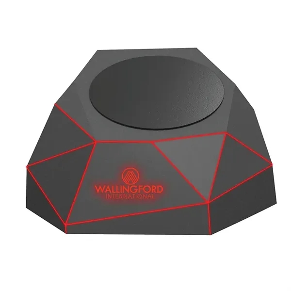 2.31" x 2.56" x 2.56" Xoopar geo dock charger with light-up... from ASI 67866 Logomark/Valumark