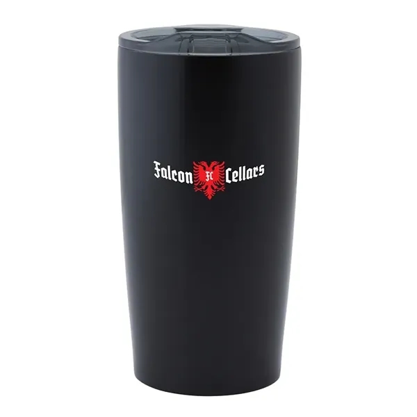 3.75" x 6.88" x 3.75" Shasta 20-ounce double-wall stainless steel tumbler... from ASI 67866 Logomark/Valumark / Valumark™