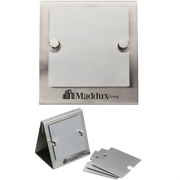 Flaques Coaster Set & Stand... from ASI 67866 Logomark/Valumark