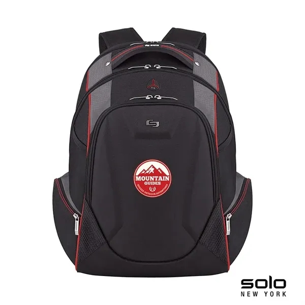 8" x 19" x 12.5" backpack with padded tablet/E-reader pocket and... from ASI 67866 Logomark/Valumark