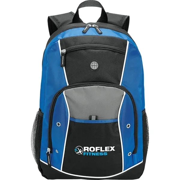 5.5" x 17.5" x 11.5" backpack that includes 15" padded laptop... from ASI 67866 Logomark/Valumark