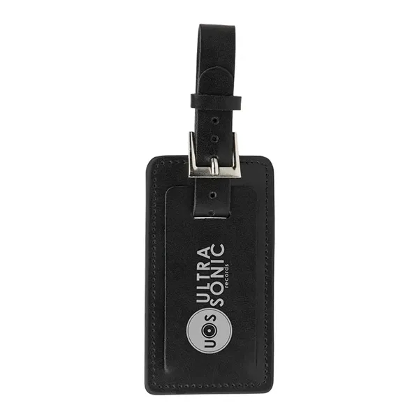0.5" x 2.25" x 6.12" Fragolino leather luggage spotter tag with... from ASI 67866 Logomark/Valumark / Valumark™