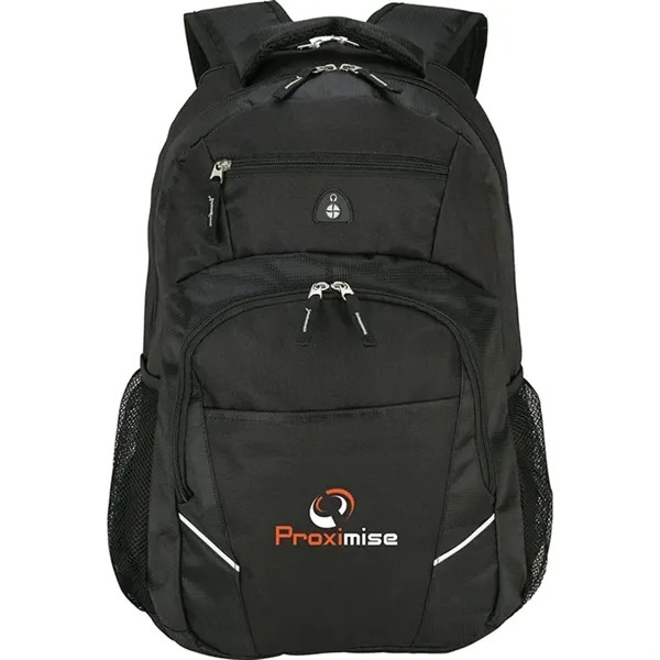 5" x 18.5" x 12.25" Melbourne backpack with padded 15" laptop... from ASI 67866 Logomark/Valumark