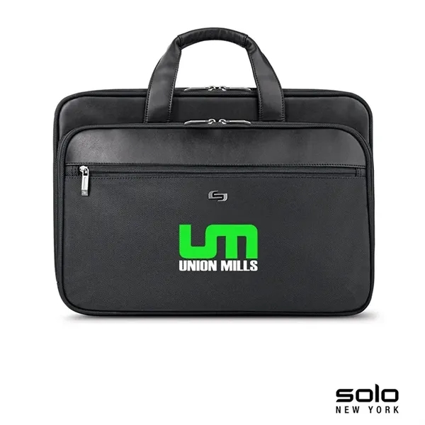 5.5" x 12" x 17.5" Solo Paramount Retractable Strap briefcase with... from ASI 67866 Logomark/Valumark