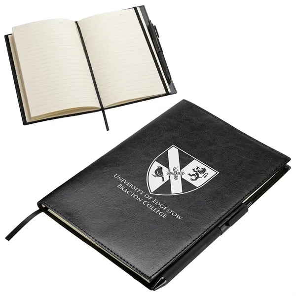 Refillable Leatherette Journal with Pen... from ASI 36730 Ariel Premium Supply Inc