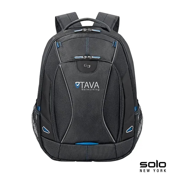 7" x 17.5" x 12.5" backpack; includes a tablet pocket and... from ASI 67866 Logomark/Valumark