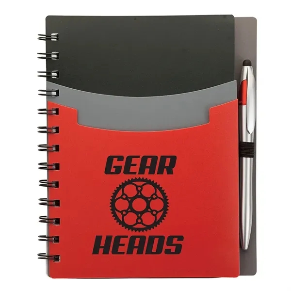 Academy Junior Notebook & Stylus Pen... from ASI 67866 Logomark/Valumark / Valumark™