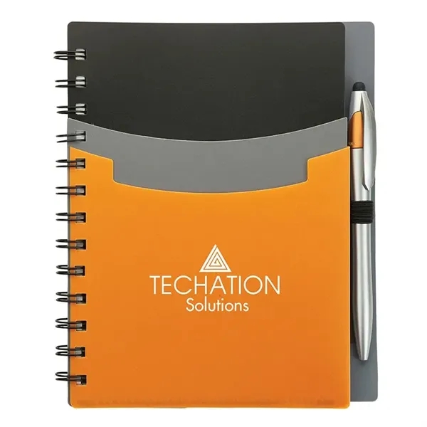 Academy Junior Notebook & Stylus Pen... from ASI 67866 Logomark/Valumark / Valumark™