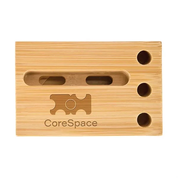 Allegra Bamboo Phone Stand & Amplifier... from ASI 67866 Logomark/Valumark