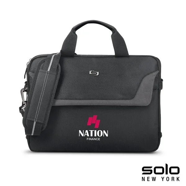 Solo NY® Flatiron 14.1" Slim Brief... from ASI 67866 Logomark/Valumark