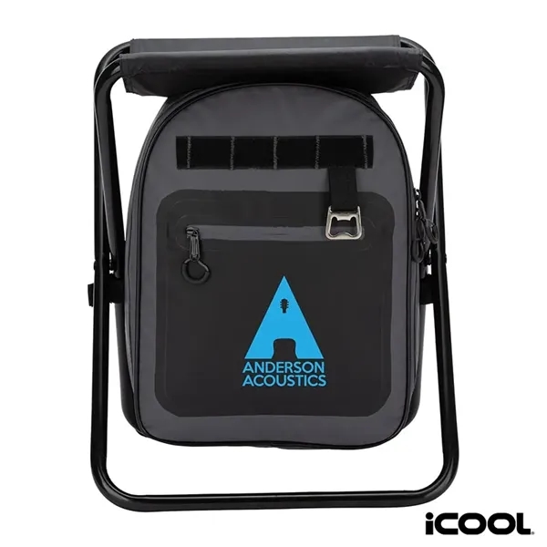 iCOOL® Cape Town 20-Can Capacity Backpack Cooler Chair... from ASI 67866 Logomark/Valumark