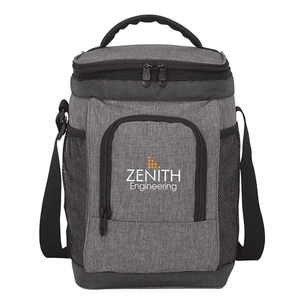 Polyester 18-can cooler bag with PEVA lining; includes 1 1/2" x... from ASI 67866 Logomark/Valumark / Valumark™