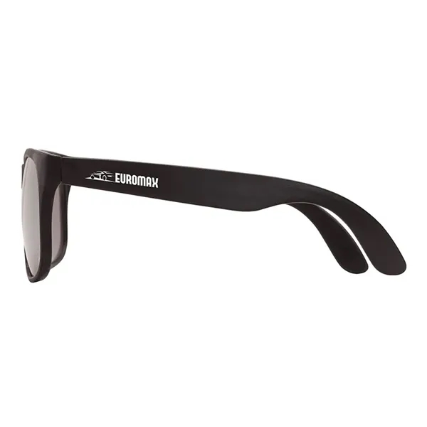1.25" x 2.25" x 5.75" plastic sunglasses with mirrored lenses with... from ASI 67866 Logomark/Valumark / Valumark™