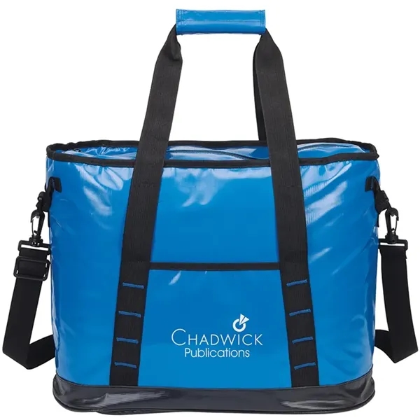 10" x 13.5" x 18" cooler bag with water resistant exterior;... from ASI 67866 Logomark/Valumark