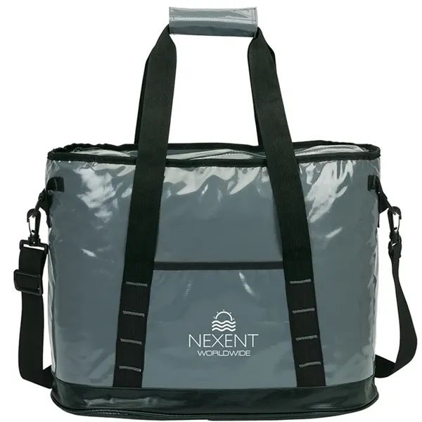 10" x 13.5" x 18" cooler bag with water resistant exterior;... from ASI 67866 Logomark/Valumark