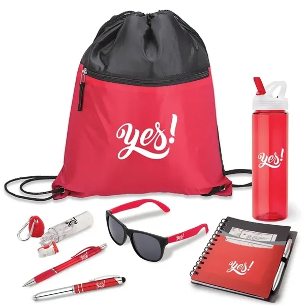 7-piece Yes kit in drawstring sports bag.... from ASI 67866 Logomark/Valumark