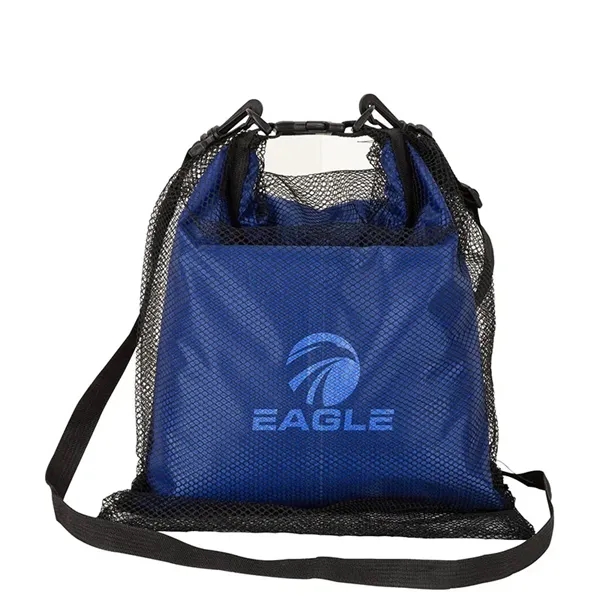 0.25" x 18" x 12" Crestone 3.8-liter waterproof bag with mesh... from ASI 67866 Logomark/Valumark