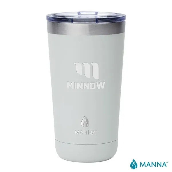 3.62" x 6.38" x 3.5" Manna™ Ranger 18-oz double-wall stainless steel... from ASI 67866 Logomark/Valumark