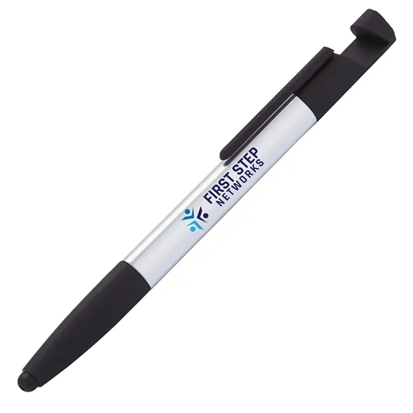 8-in-1 pen with capacitive stylus tip, rulers, smartphone stand, screen cleaner,... from ASI 67866 Logomark/Valumark / Valumark™