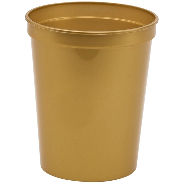 Durable 16 oz. smooth wall plastic stadium cup, perfect for events... from ASI 67075 Leprechaun Promotions, LLC / Leprechaun Promotions
