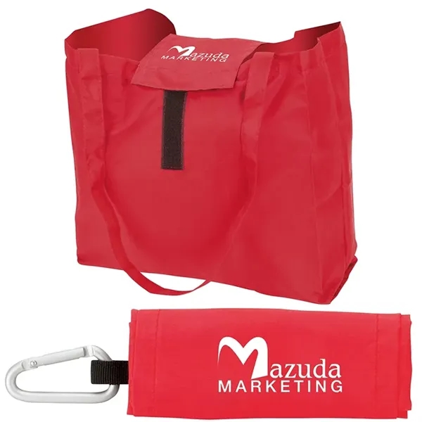 2.5" x 13.5" x 11.5" Viridis polyester foldable tote bag with... from ASI 67866 Logomark/Valumark / Valumark™