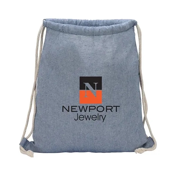 Huron Recycled Cotton Drawstring Tote... from ASI 67866 Logomark/Valumark