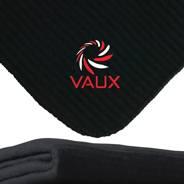 0.12" x 60" x 50" all-occasion blanket made with anti-pilling fleece... from ASI 67866 Logomark/Valumark