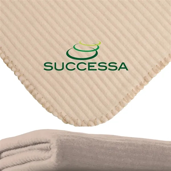 0.12" x 60" x 50" all-occasion blanket made with anti-pilling fleece... from ASI 67866 Logomark/Valumark
