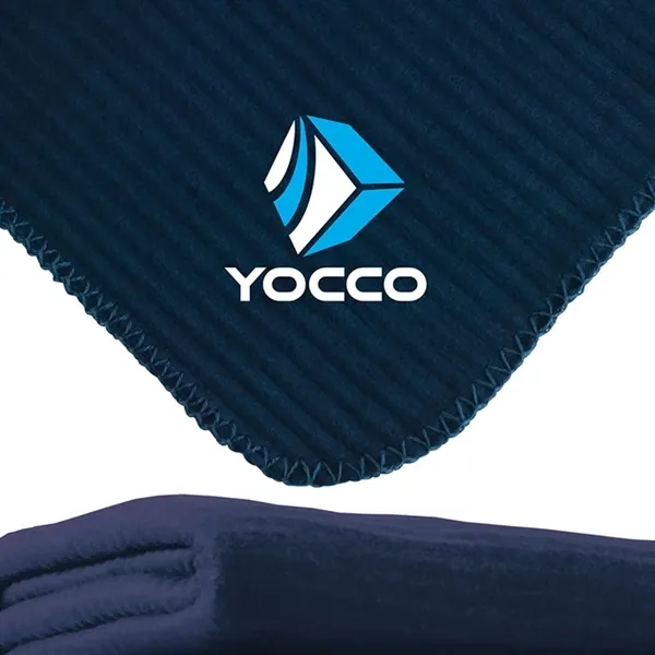 0.12" x 60" x 50" all-occasion blanket made with anti-pilling fleece... from ASI 67866 Logomark/Valumark