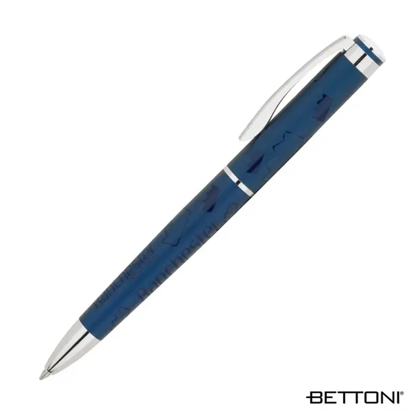 Ballpoint pen with full wrap printed cap and barrel design, solid... from ASI 67866 Logomark/Valumark
