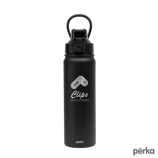 Perka® Rex 24 oz. Double Wall, Stainless Steel Water Bottle... from ASI 67866 Logomark/Valumark