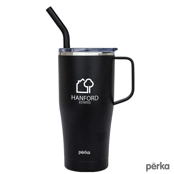 Perka® Clayton 20 oz. Double Wall, Stainless Steel Travel...... from ASI 67866 Logomark/Valumark