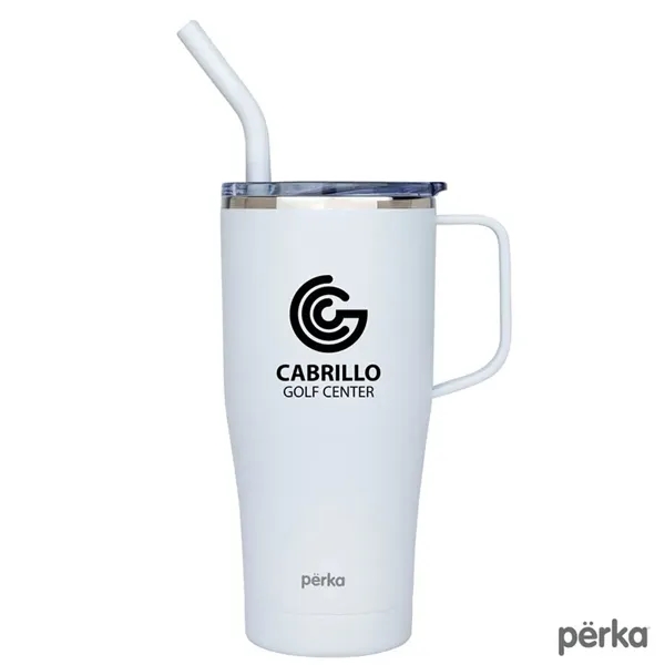 Perka® Clayton 20 oz. Double Wall, Stainless Steel Travel...... from ASI 67866 Logomark/Valumark